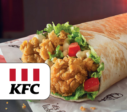  KFC | טוויסטר וצ’יפס בינוני ב25 ₪