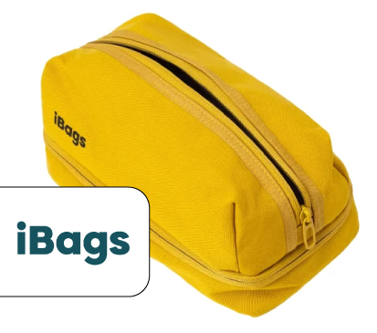 IBAGS| תיק רחצה 2 תאים ב-25 ש”ח
