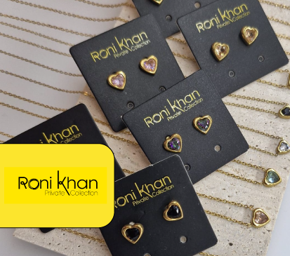  רוני קהאן| שרשרת או עגילי לבבות ב-25 ש”ח