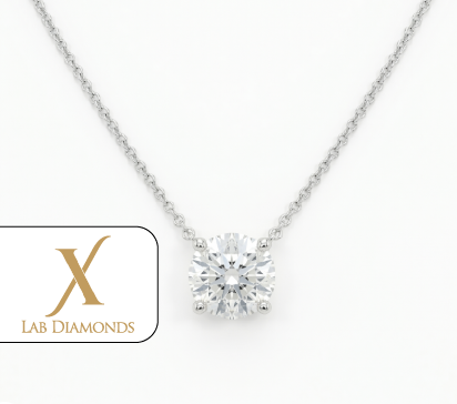  X LAB DIMONDS | שרשרת כסף ומואסנייט ב-299 ש”ח  